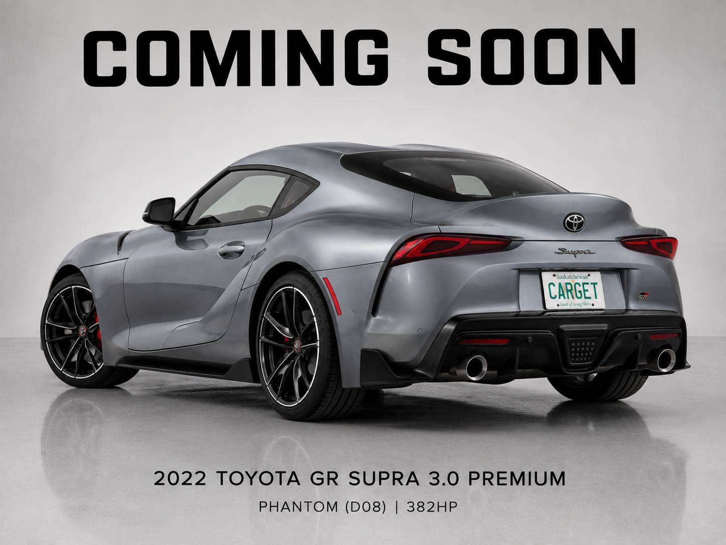 2022 Toyota GR Supra PREMIUM - Rare Phantom Matte Grey | Red Interior — снимка 1