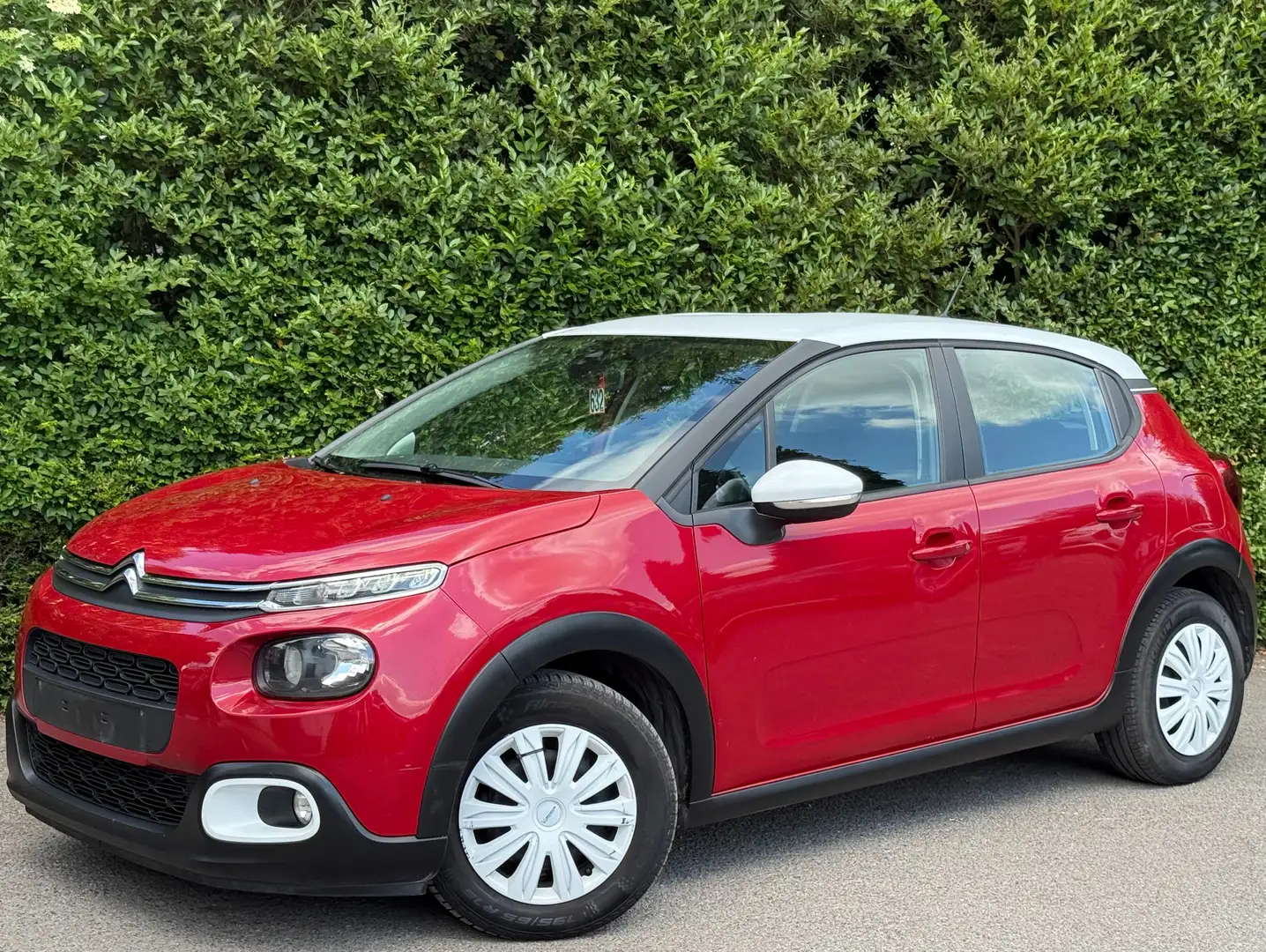 Citroen C3 1.6 BlueHDi+AIRCO+CARNET+EURO 6B Rouge - 1