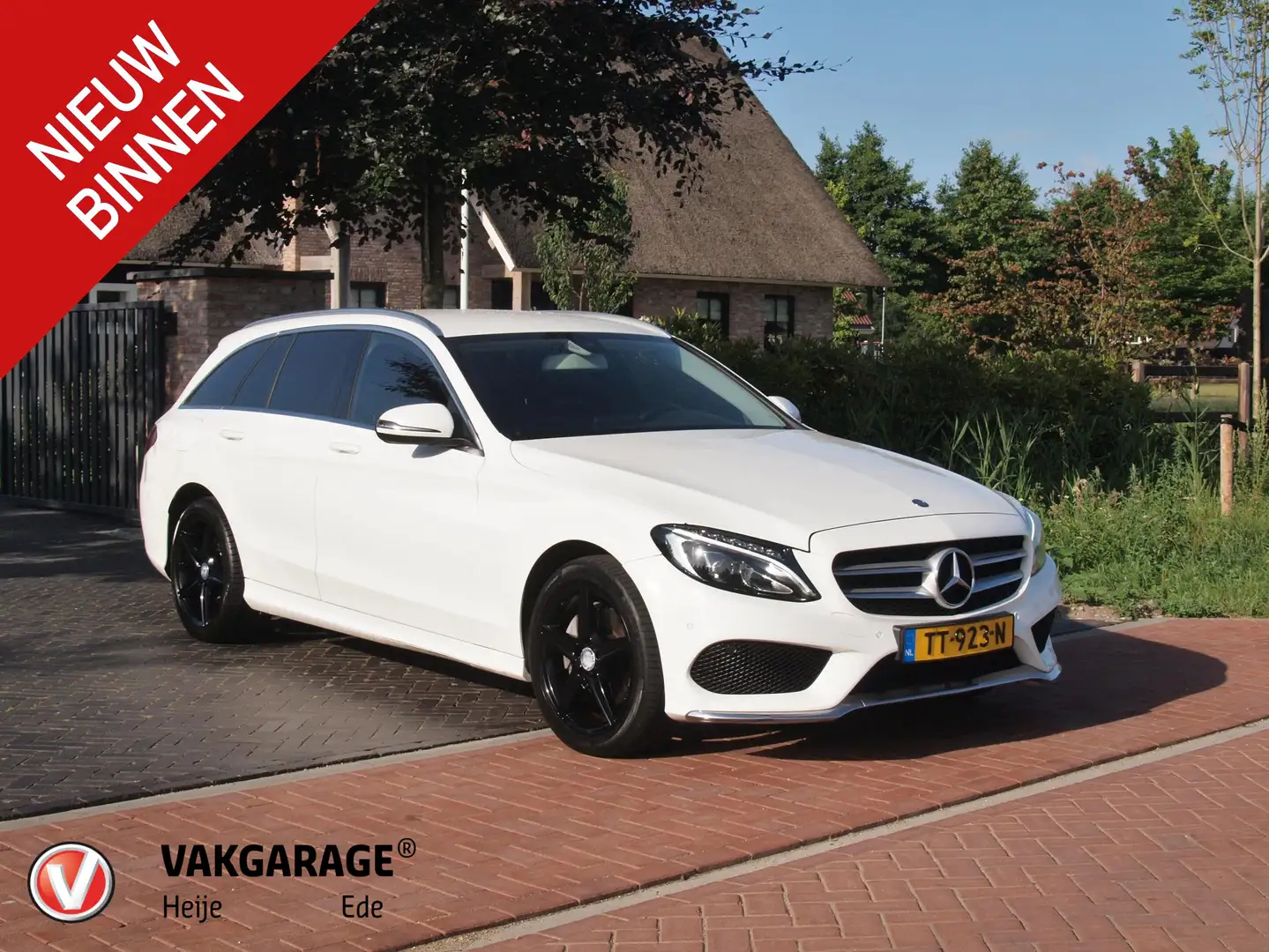Mercedes-Benz C 180 Estate AMG Sport Edition | Burmeister | Automaat | Wit - 1