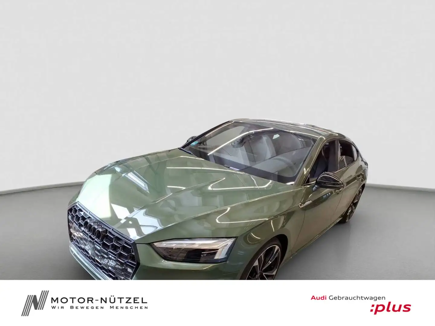 Audi A5 35 TFSI S-TR S-LINE MATRIX+NAVI+B&O Grün - 1