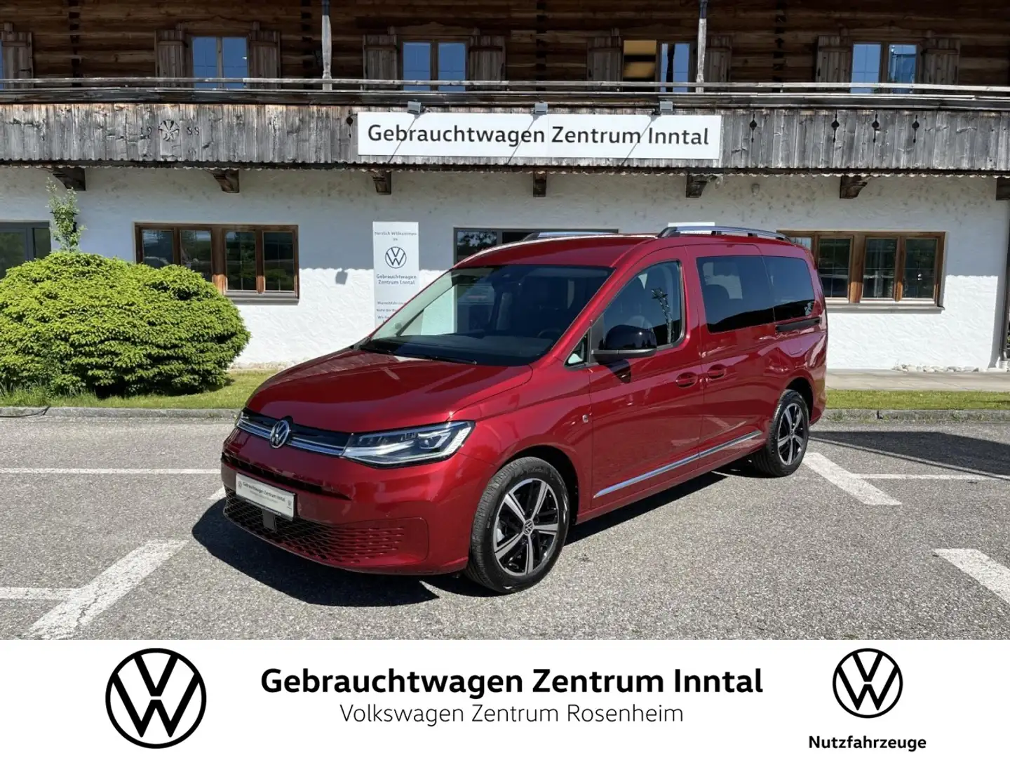 Volkswagen Caddy Maxi Style 2,0 TDI DSG (LED+Navi+RearView) Klima Rot - 1