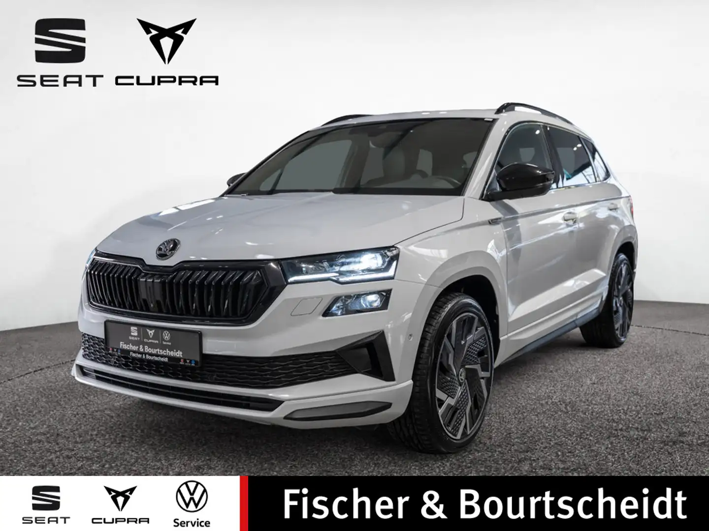 Skoda Karoq 2.0 TDI Sportline 4x4 DSG NAVI PANO 360 Weiß - 1