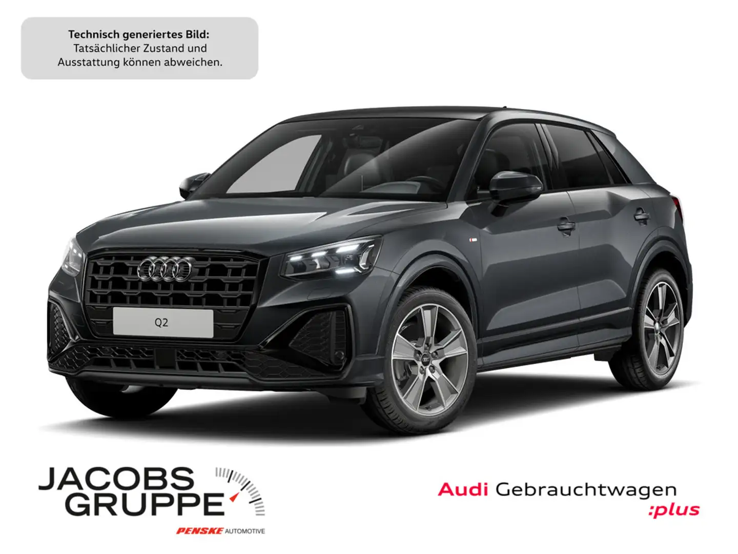 Audi Q2 35 TDI S line SONOS,Pano,AHK,Matrix Grau - 1