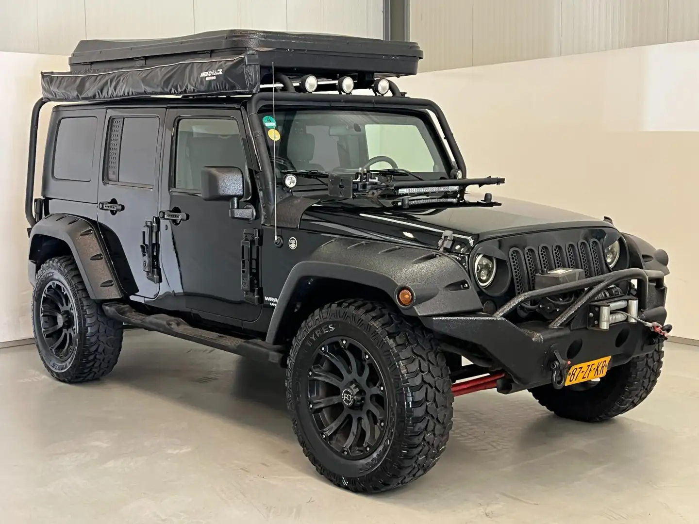 Jeep Wrangler Unlimited 2.8 CRD / Camper / Lier / Tent / NL-auto Schwarz - 2