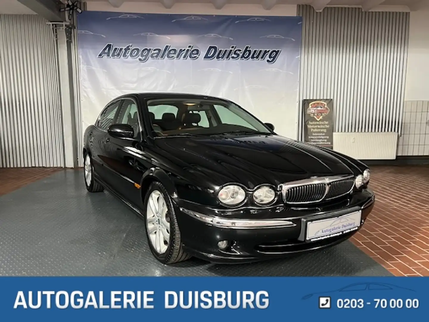 Jaguar X-Type 2.5 V6 Allrad 1.Hand Automatik Leder e-Sitze SHZ K Gris - 1