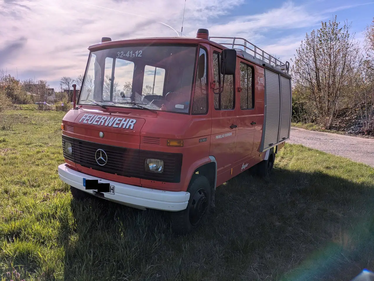 Mercedes-Benz Düdo L 608 D (ehem. Feuerwehr; H-Kennzeichen; rostfrei; Stehhöhe 1,75m), foto 3