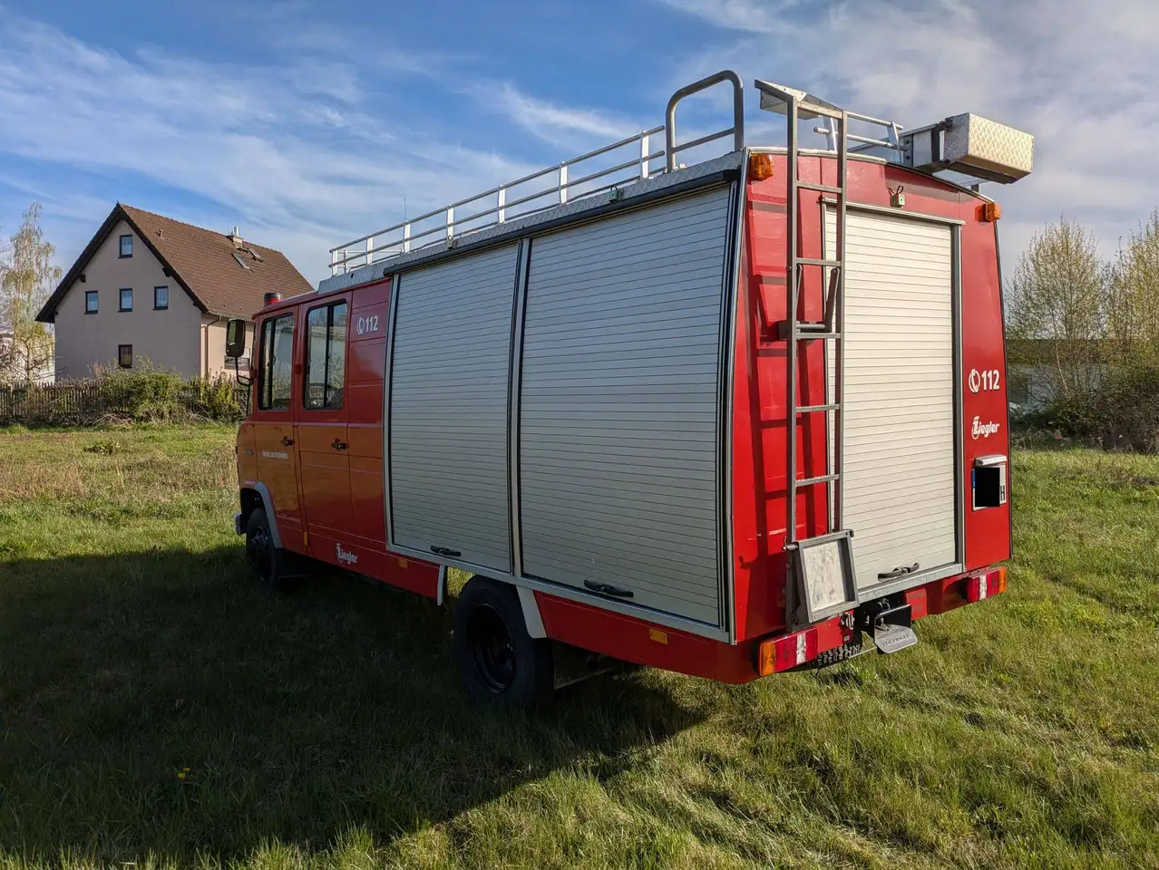 Mercedes-Benz Düdo L 608 D (ehem. Feuerwehr; H-Kennzeichen; rostfrei; Stehhöhe 1,75m), foto 4