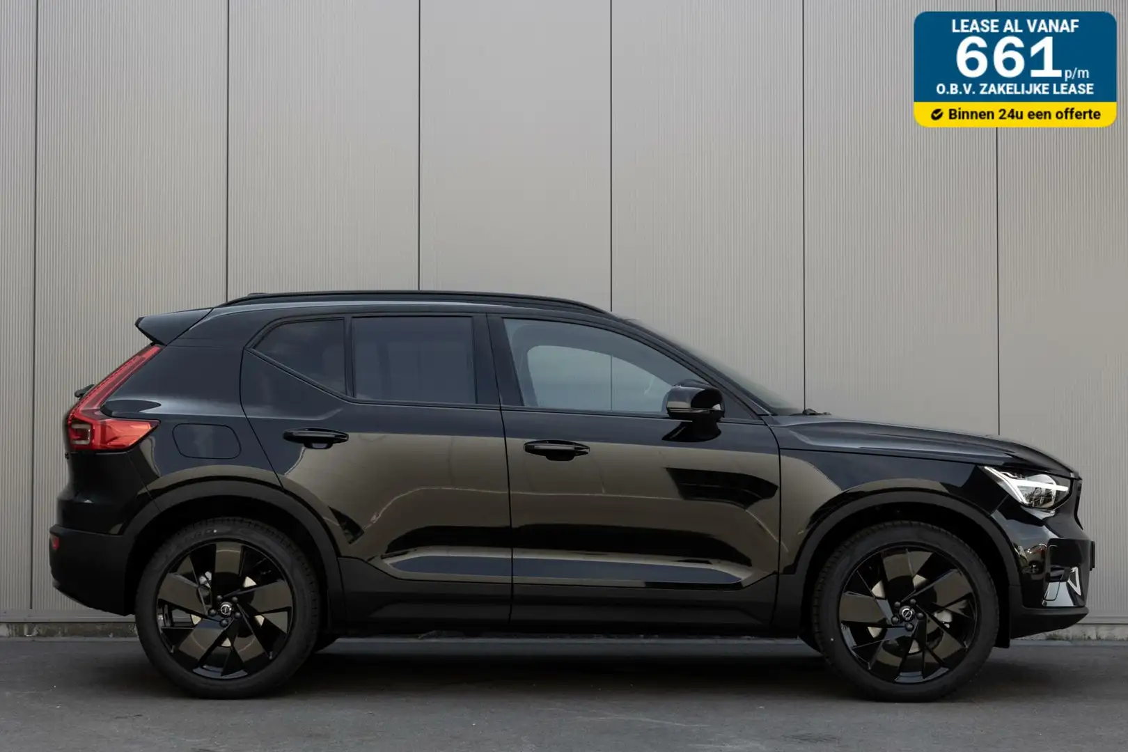 Volvo XC40 | B3 Ultra Dark|Black Edition |FULL OPTION|360° Ca Zwart - 1