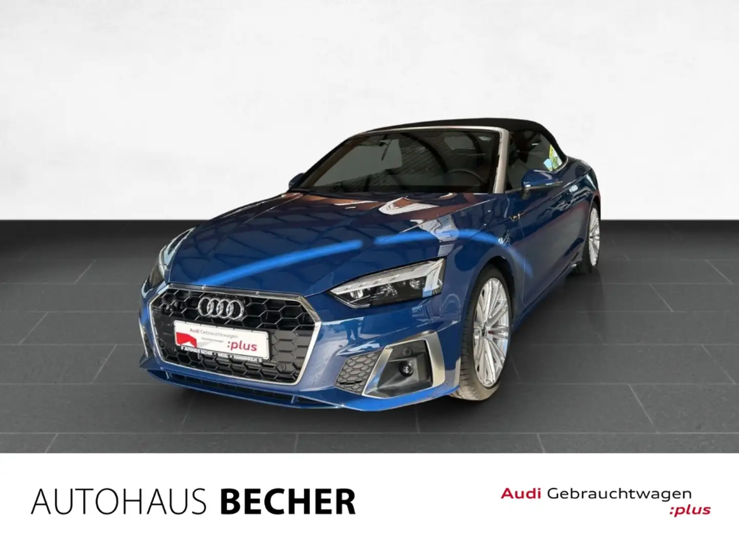 Audi A5 Cabrio 40 TFSI S-line /AHK/Navi/Rückfahrkamera Blau - 1