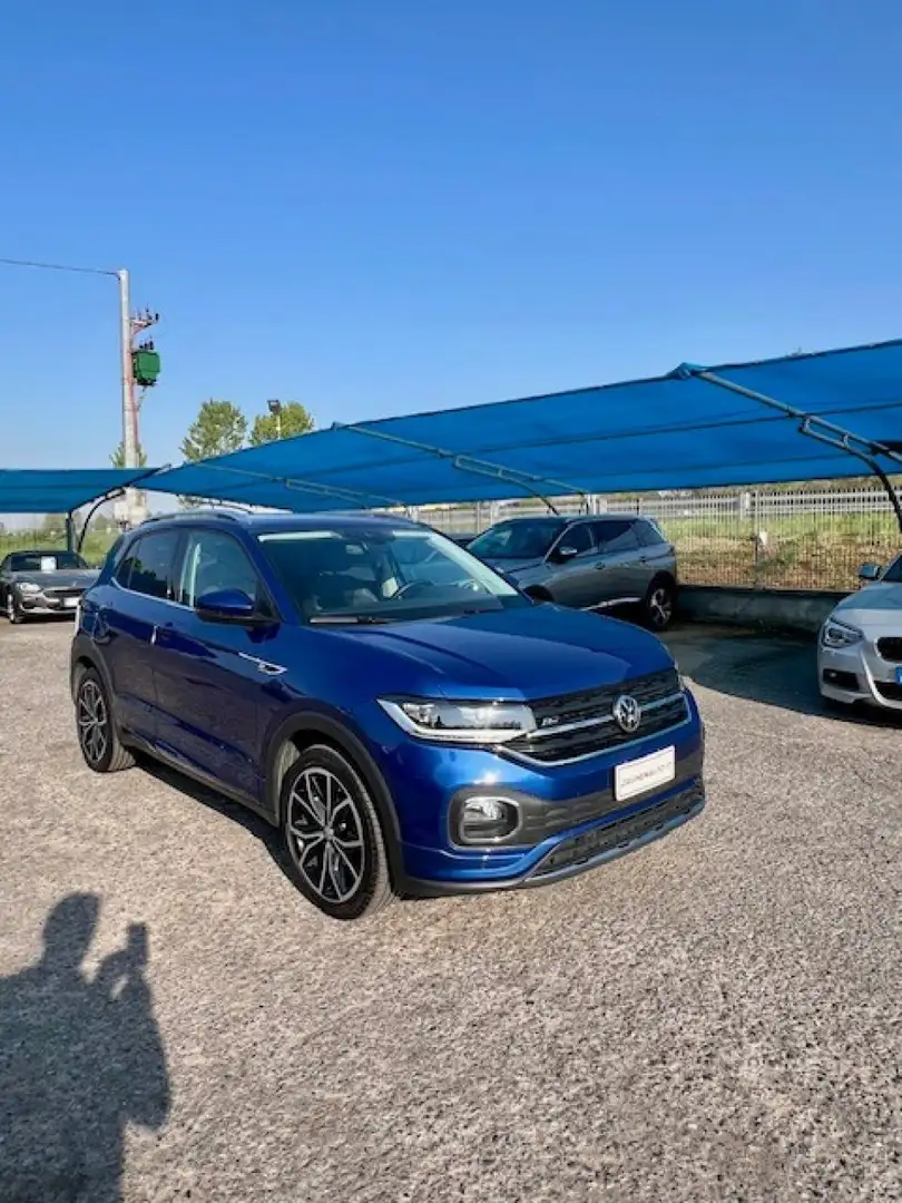 Volkswagen T-Cross 1.6 TDI DSG SCR Advanced BMT+R LINE+NEOPATENTATI Blau - 1