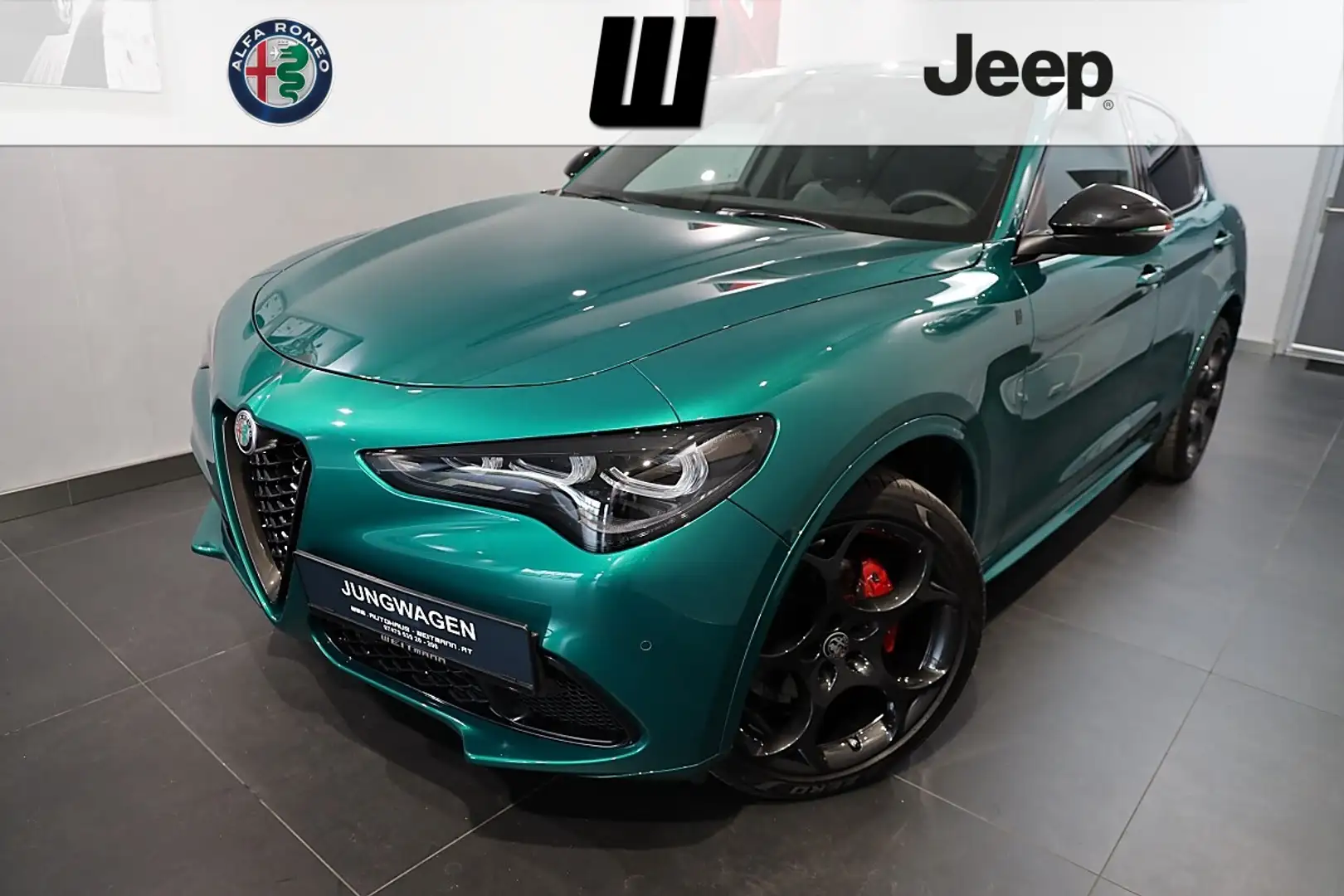 Alfa Romeo Stelvio Tributo Italiano 2,0 16V 280 AT8 Q4 Grün - 1