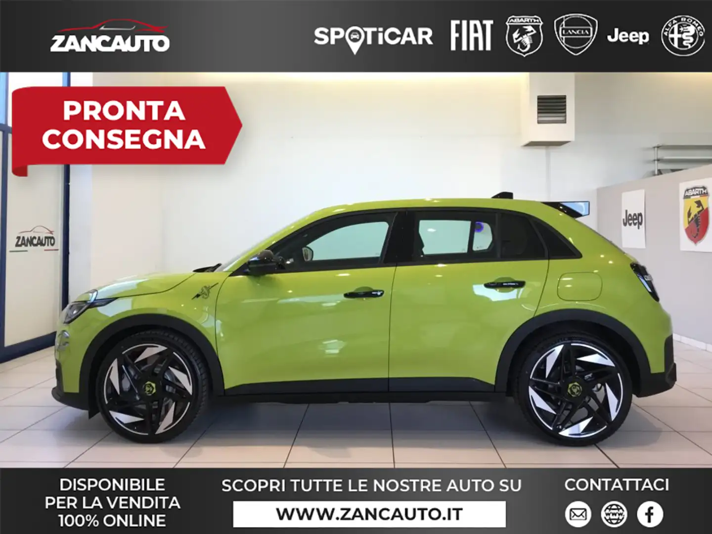Abarth 600e TURISMO - PROMO INCENTIVI GOVERNATIVI ROTTAMAZIONE Verde - 1