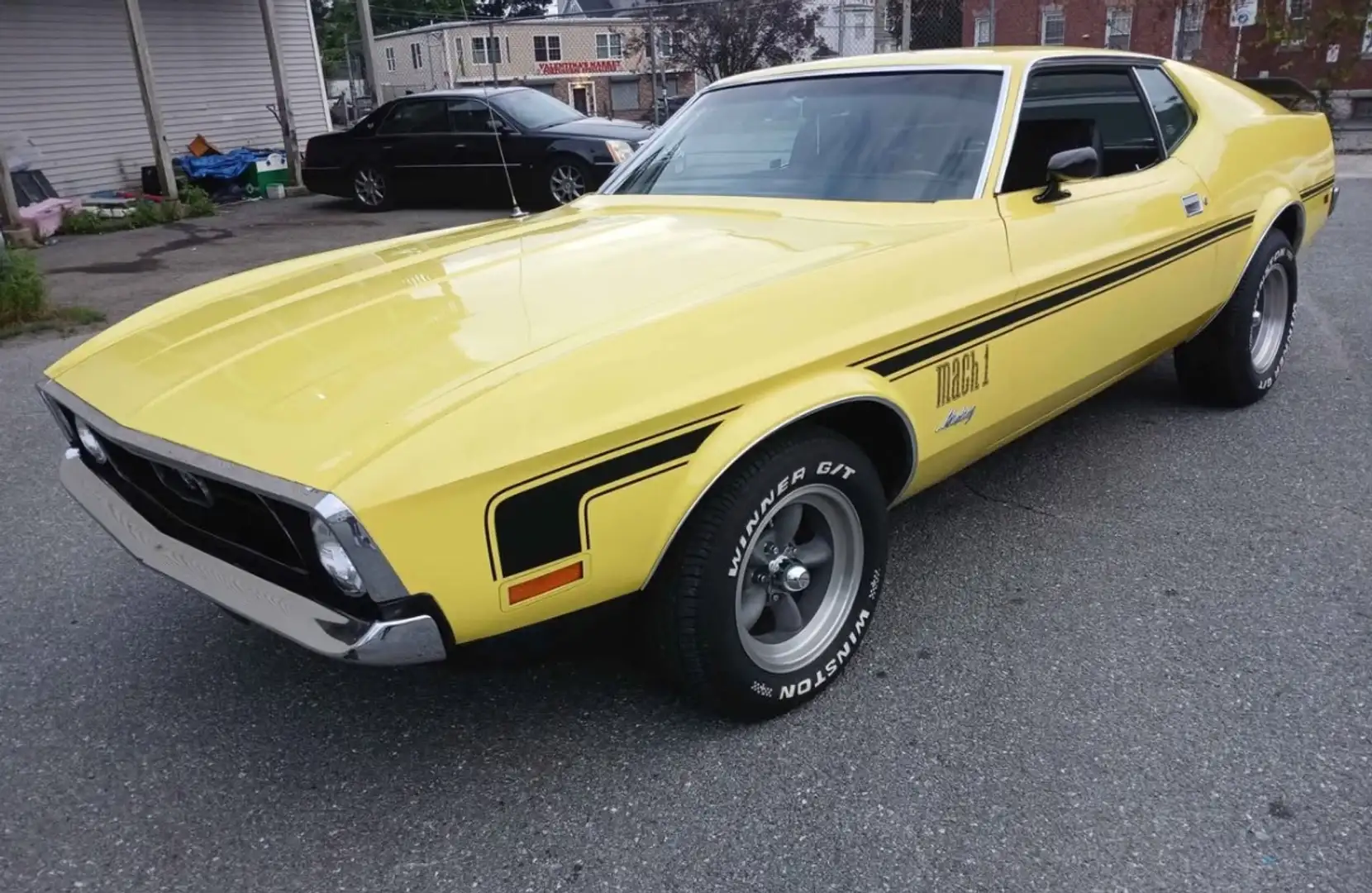 Ford Mustang V8 MACH 1 Giallo - 1