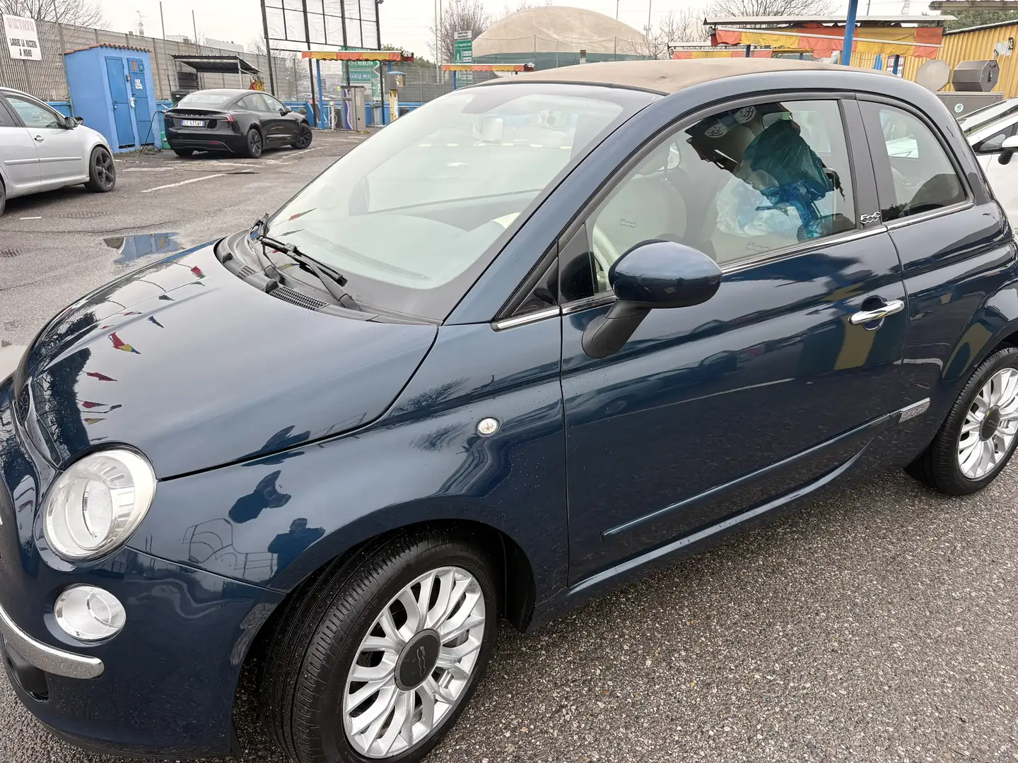 Fiat 500C GPL 09 by Gucci 69cv Azul - 1
