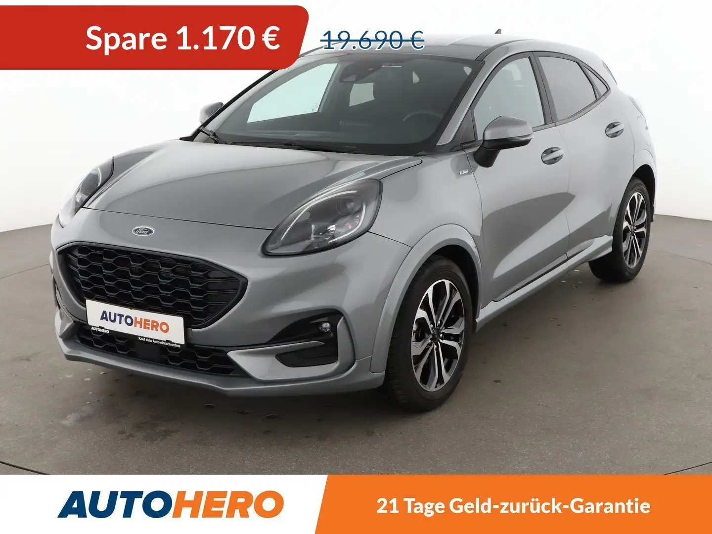 Ford Puma 1.0 EcoBoost ST-Line Aut*NAVI*LED*TEMPO*PDC*SHZ* Grau - 1