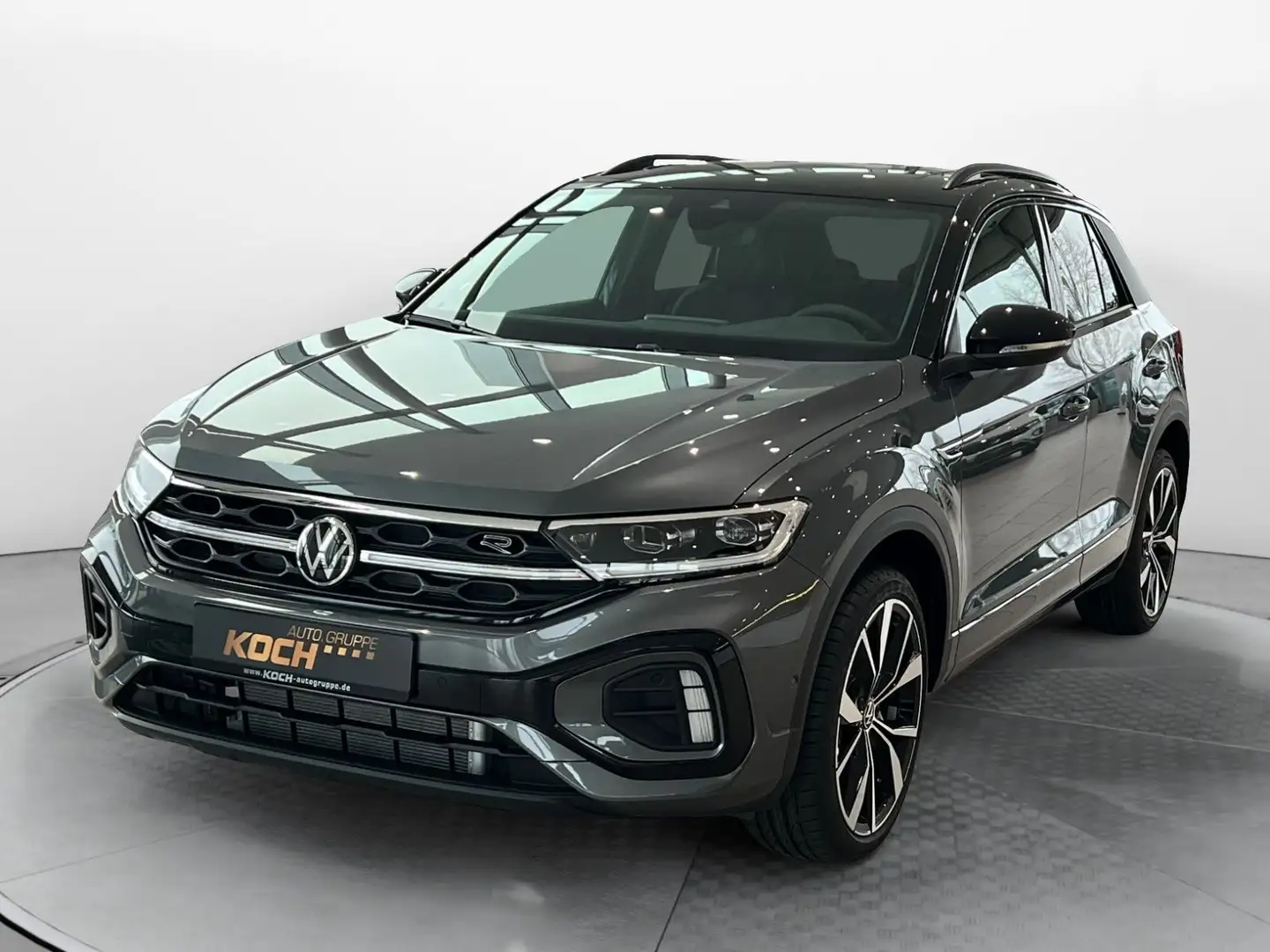 Volkswagen T-Roc 2.0TSI R-Line DSG Leder Pano AHK Navi LED Grau - 2