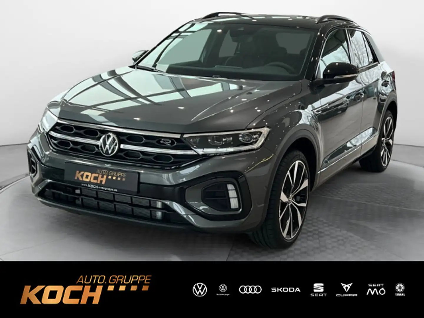 Volkswagen T-Roc 2.0TSI R-Line DSG Leder Pano AHK Navi LED Grau - 1