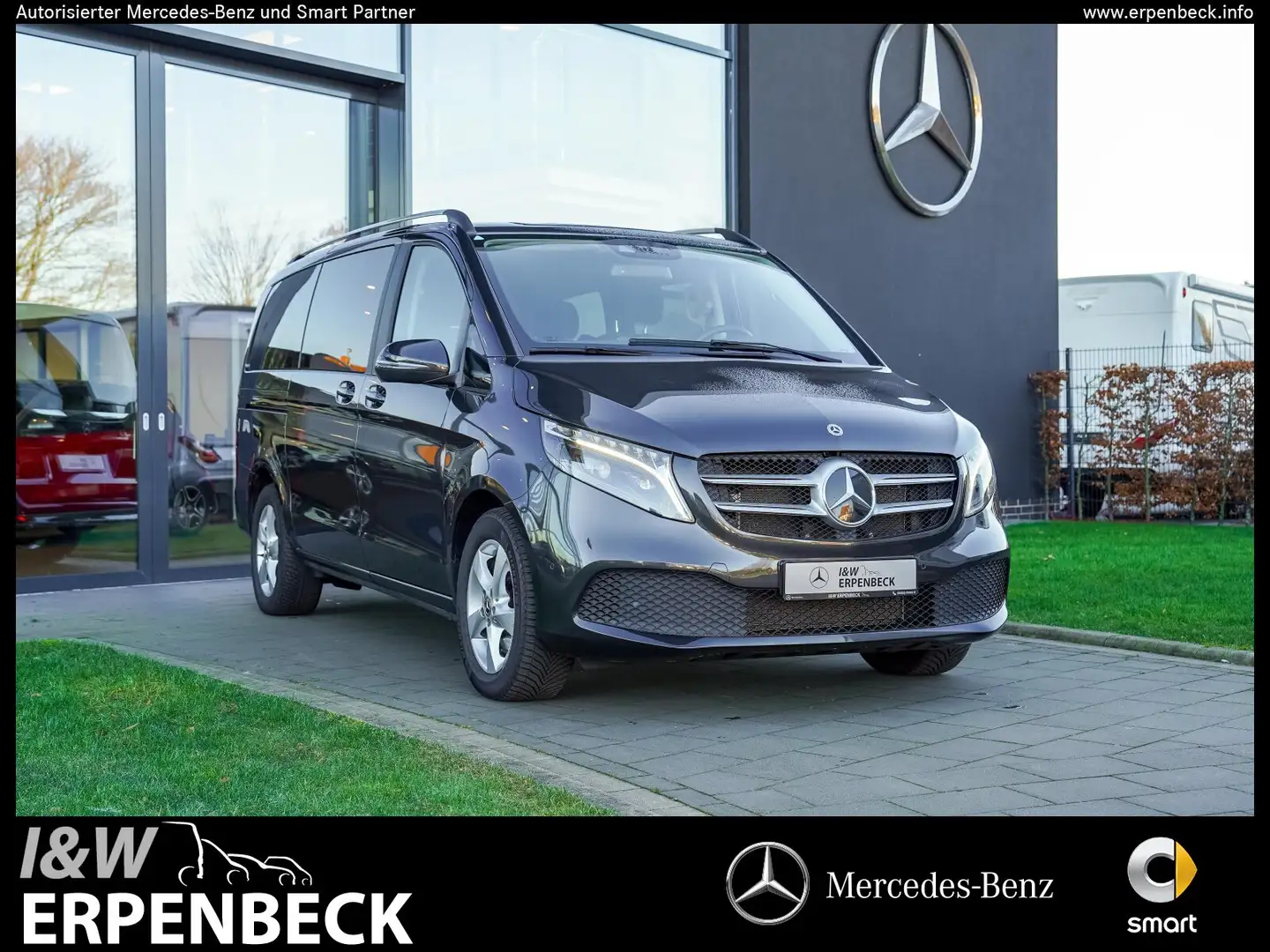 Mercedes-Benz V 300 V 300 d EDITION Lang Night Distr LED AHK Sthzg Grau - 1