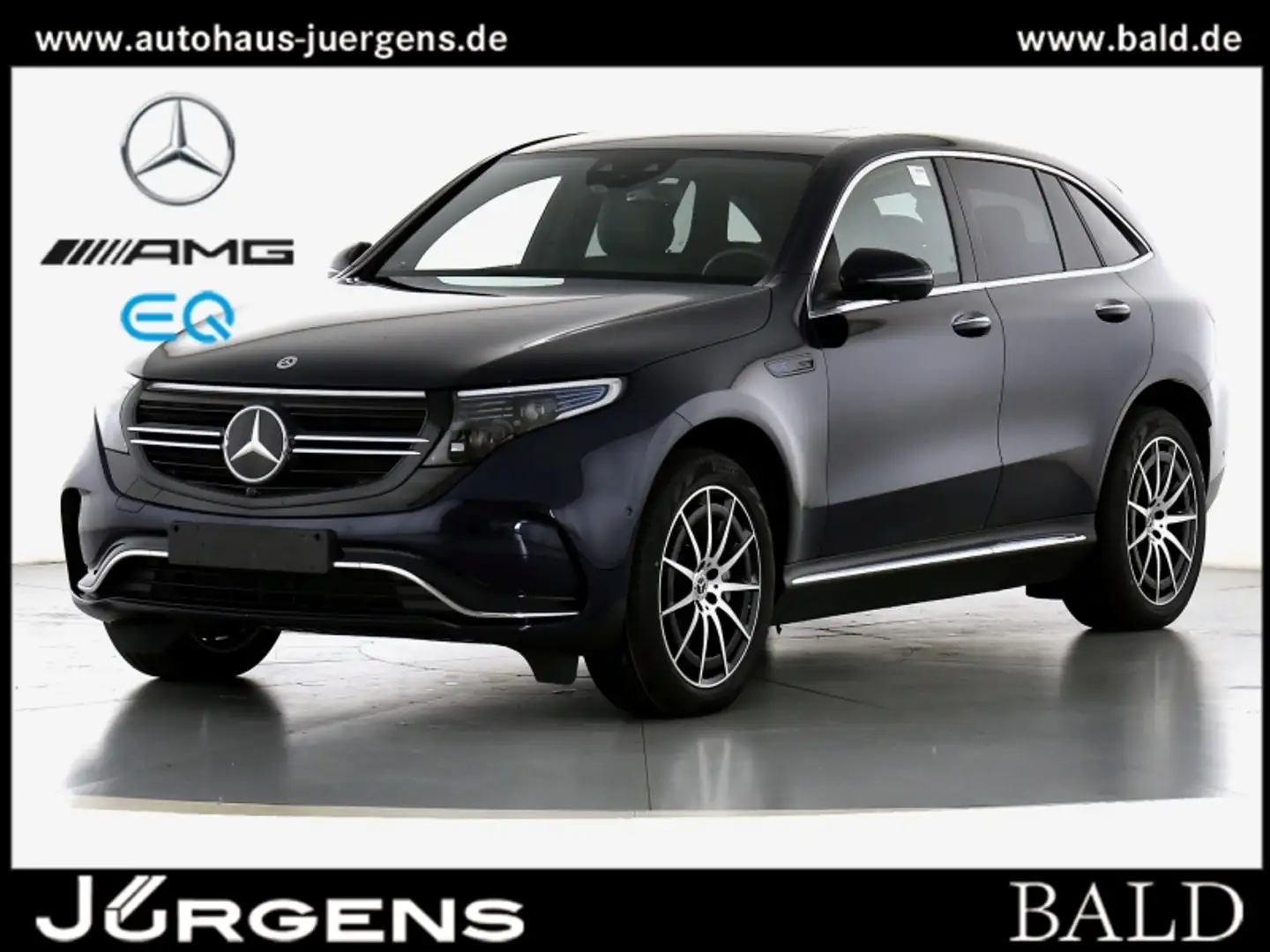 Mercedes-Benz EQC 400 4M AMG-Sport/ILS/SHD/Distr/Memo/360/20' Modrá - 2