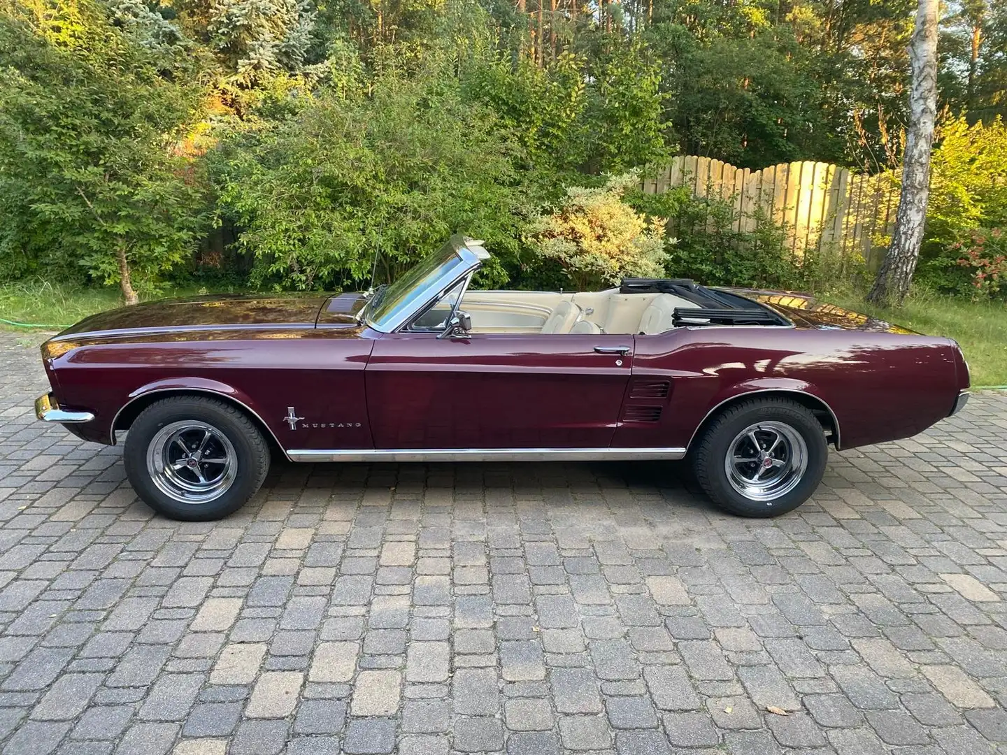 Ford Mustang Cabrio, 390ci V8 Big-Block, S-Code, Rarität! Rot - 2