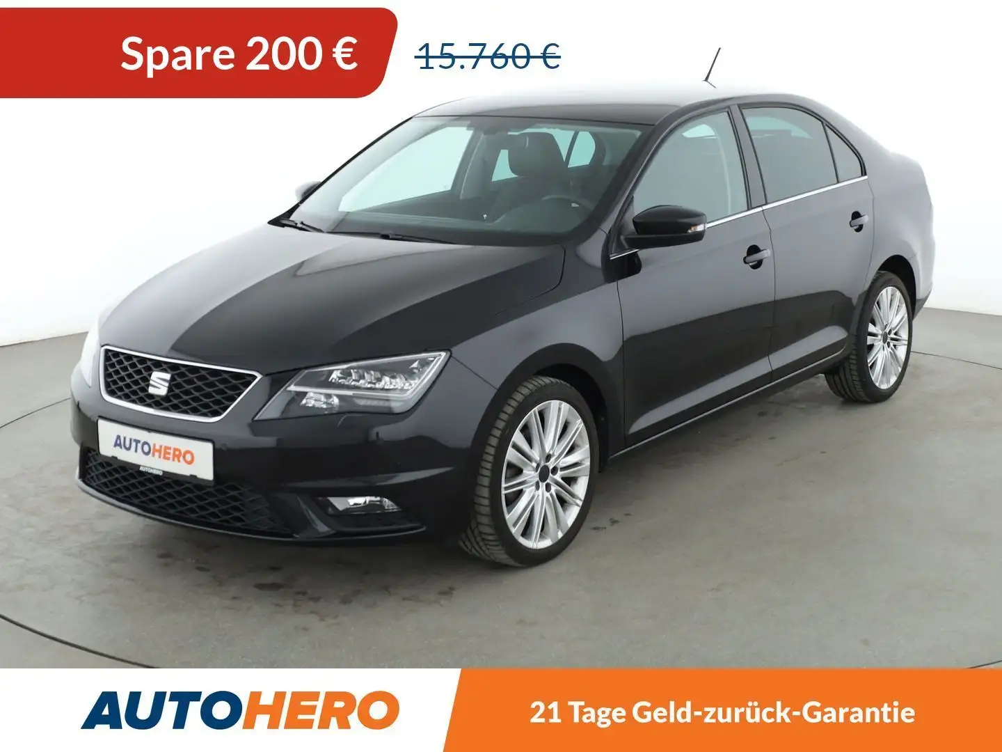 SEAT Toledo 1.4 TSI Xcellence Aut.*NAVI*CAM*LED*PDC*SHZ*TEMPO* Schwarz - 1