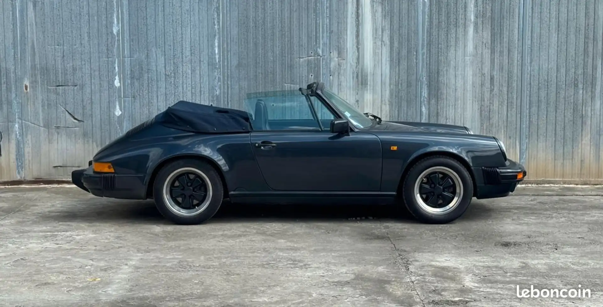 Porsche 911 Carrera 3.2 G50 Cabriolet Bleu - 1