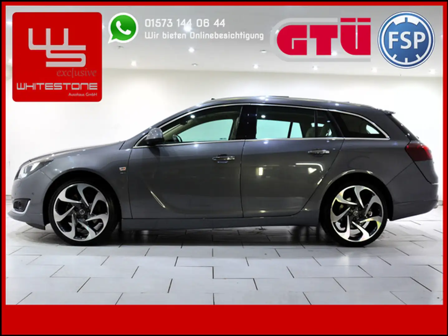 Opel Insignia 2.0 SIDI Turbo 4x4 / OPC / Top Ausstatt Gris - 1