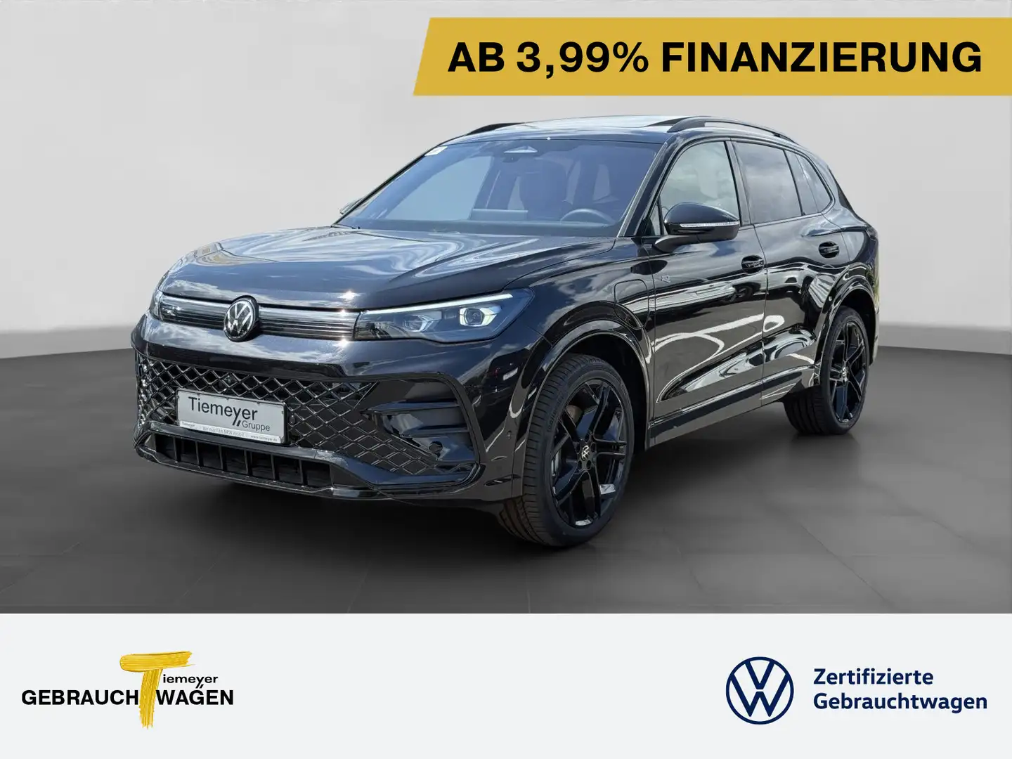 Volkswagen Tiguan 1.5 eHybrid R-LINE BLACK LEDER PANO AHK Schwarz - 1