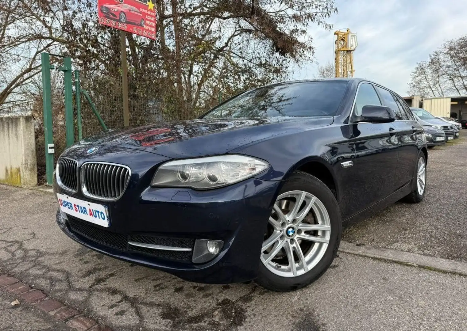 BMW 520 SERIE F11 520d TOURING 184CV EXCELLIS BVA8 2012 Blau - 2