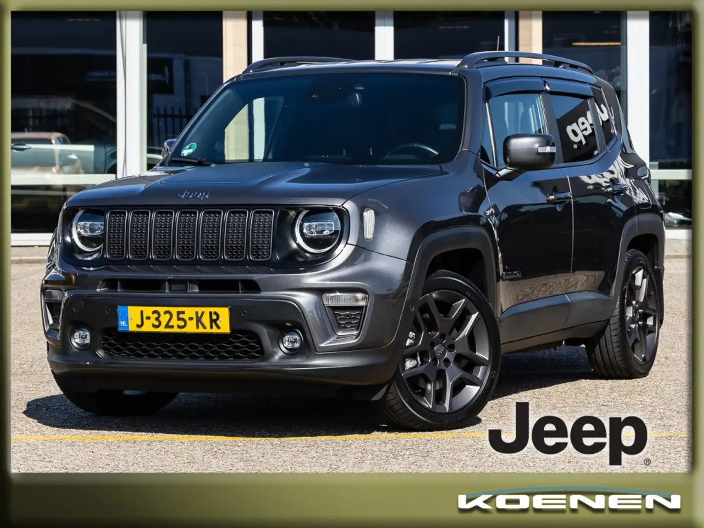 Jeep Renegade 4XE 240 HYBRID S/ Trekhaak/ Parkeerassistent/ 19 Grijs - 1