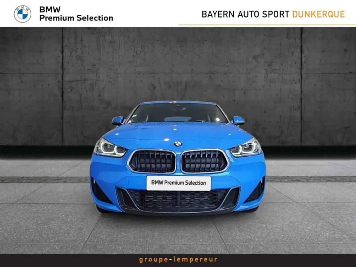 BMW X2 sDrive18iA 136ch M Sport DKG7 Bleu - 2