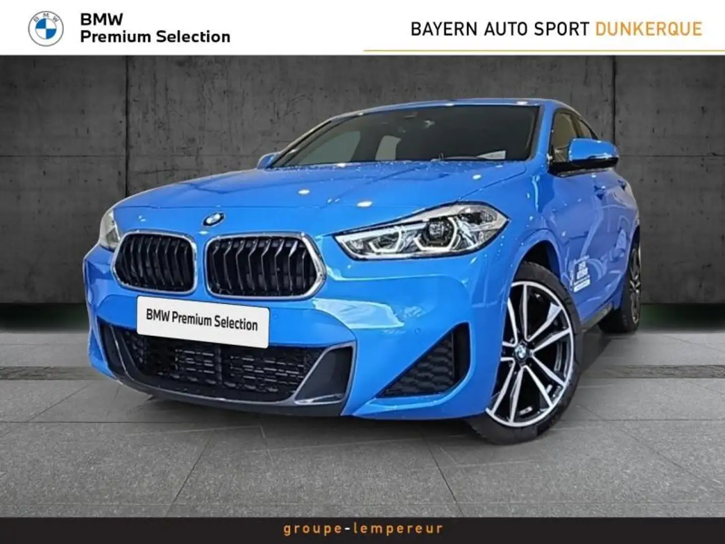 BMW X2 sDrive18iA 136ch M Sport DKG7 Bleu - 1