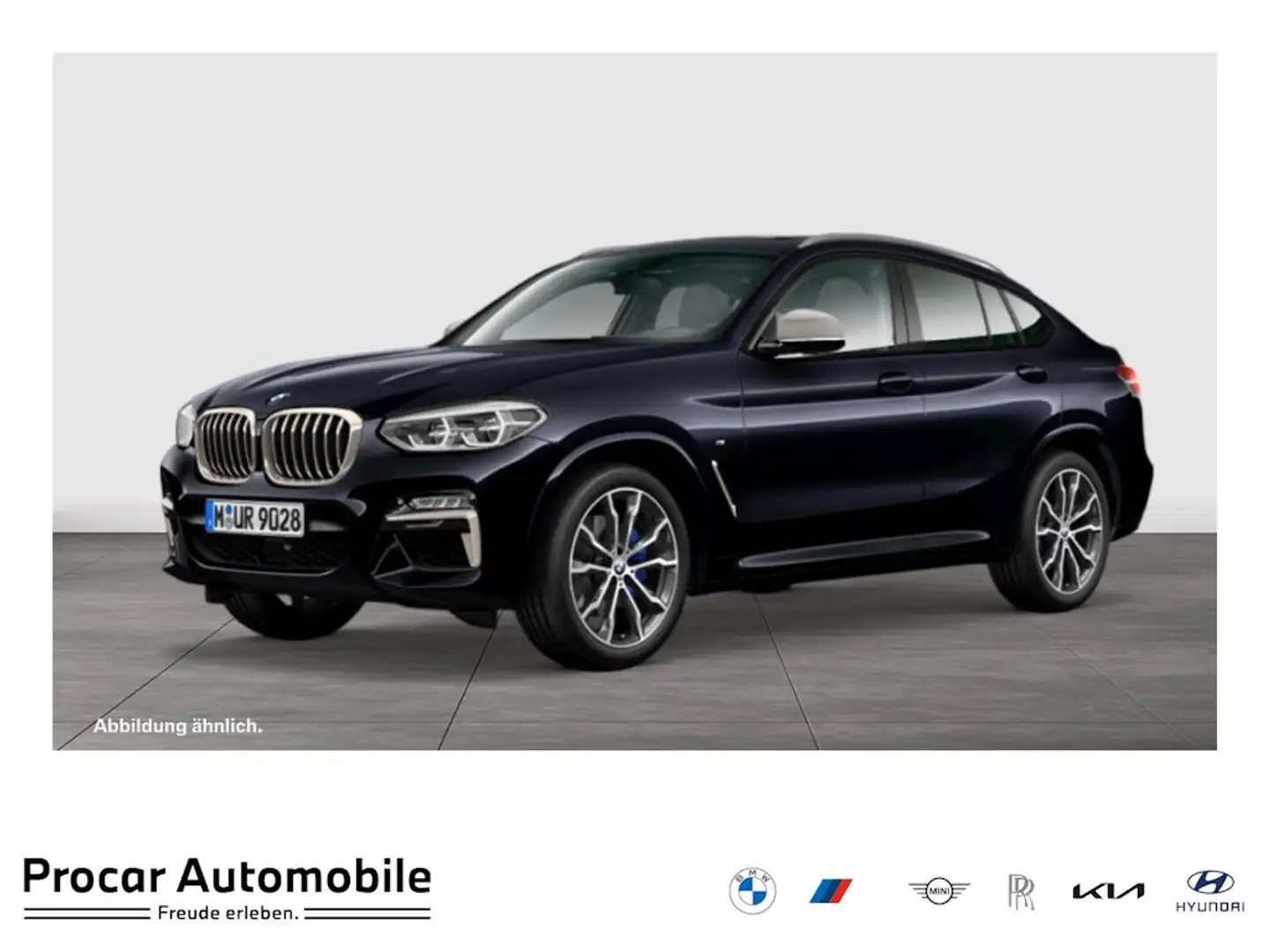 BMW X4 M 40i ADAPT.LED+AHK+HuD+ACC+PANO+DA+PA Schwarz - 1