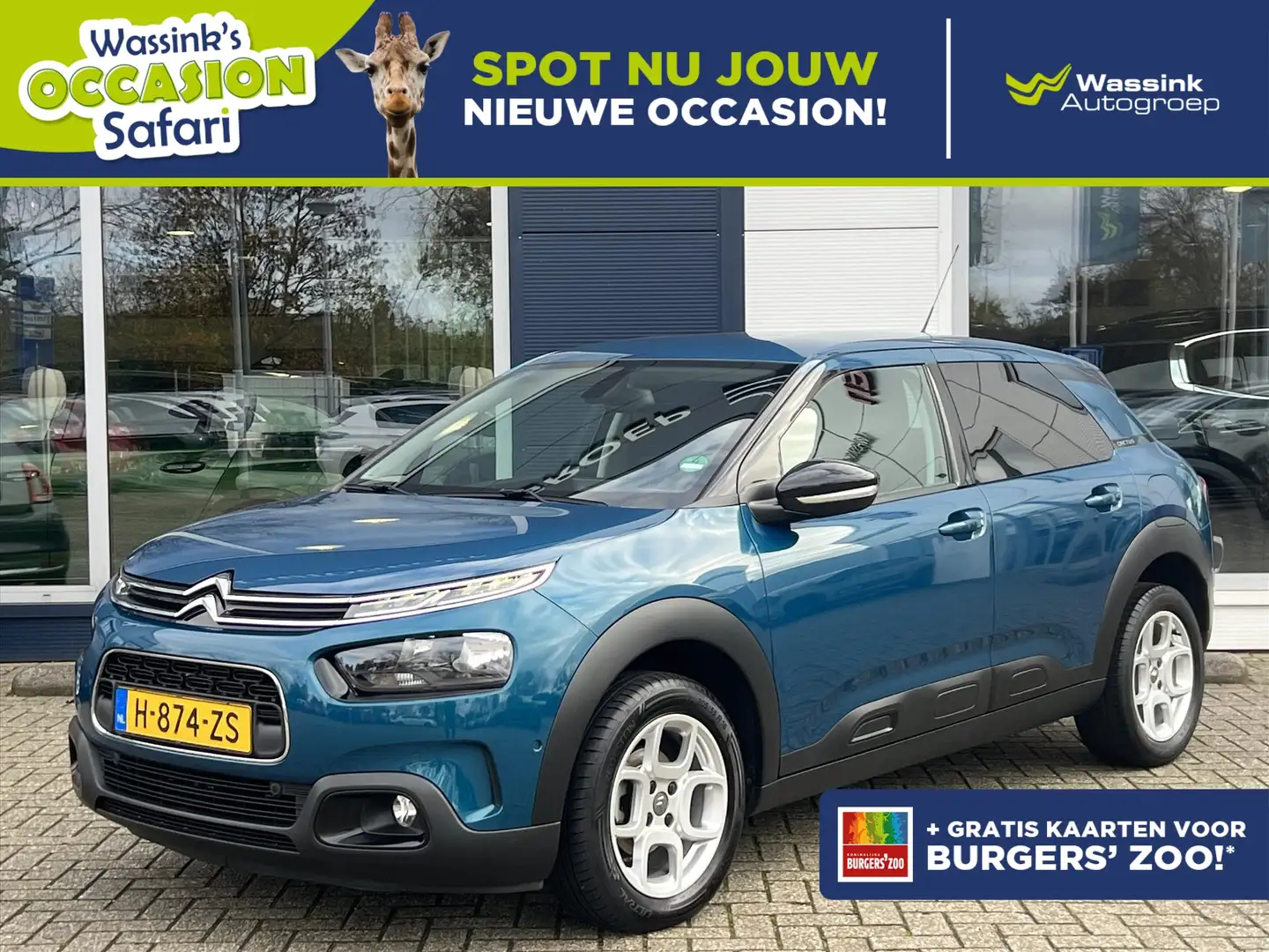 Citroen C4 Cactus 110pk Feel | Pack Relax | Climate control | Cruise Blau - 1