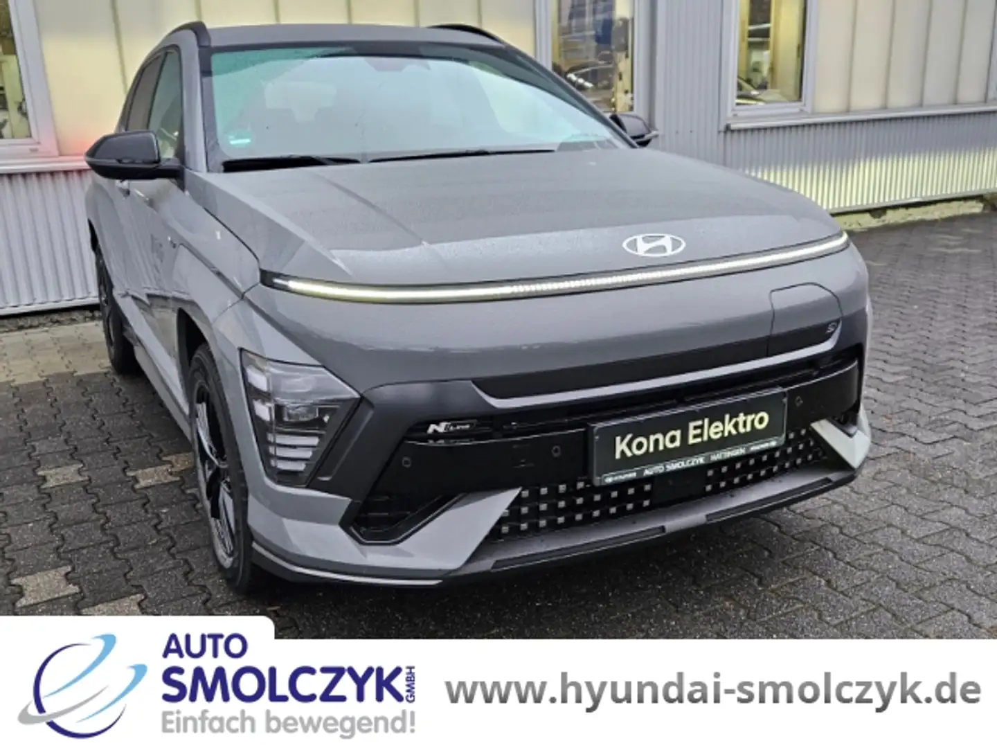 Hyundai KONA N-LINE EV 65KWH ELEKTR.HECKKLAPPE Gri - 2