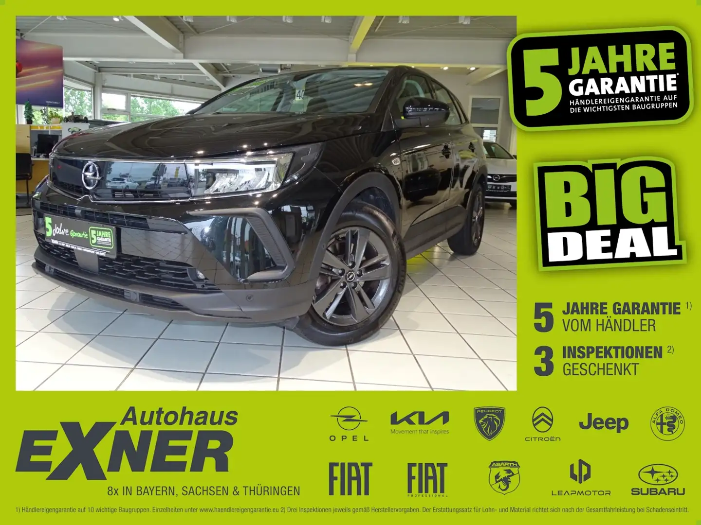 Opel Grandland 1.2Turbo BUSINESS EDITION LED+SHZ+Kam. Nero - 1