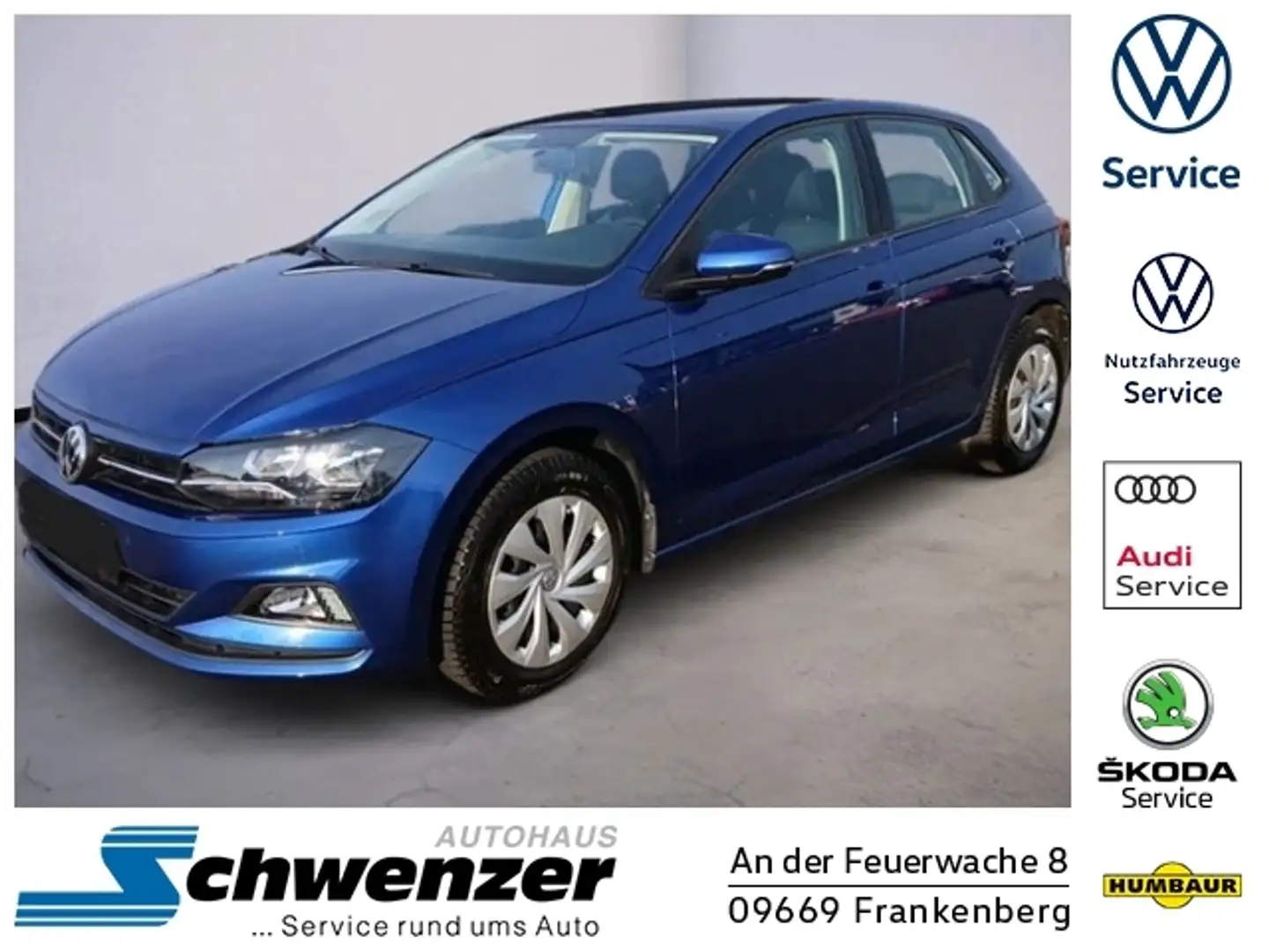 Volkswagen Polo Comfortline KLIMA SHZ PDC Bleu - 1