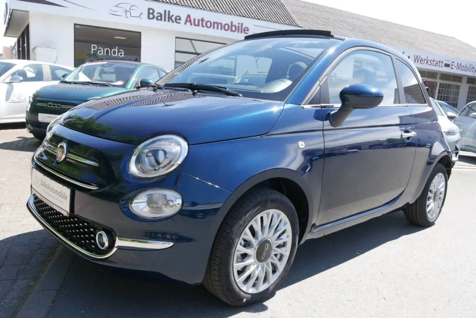 Fiat 500C 1.0 Dolcevita *VOLL*NAV*AC-Auto*TFT*PDC*CarPlay*uv Bleu - 2