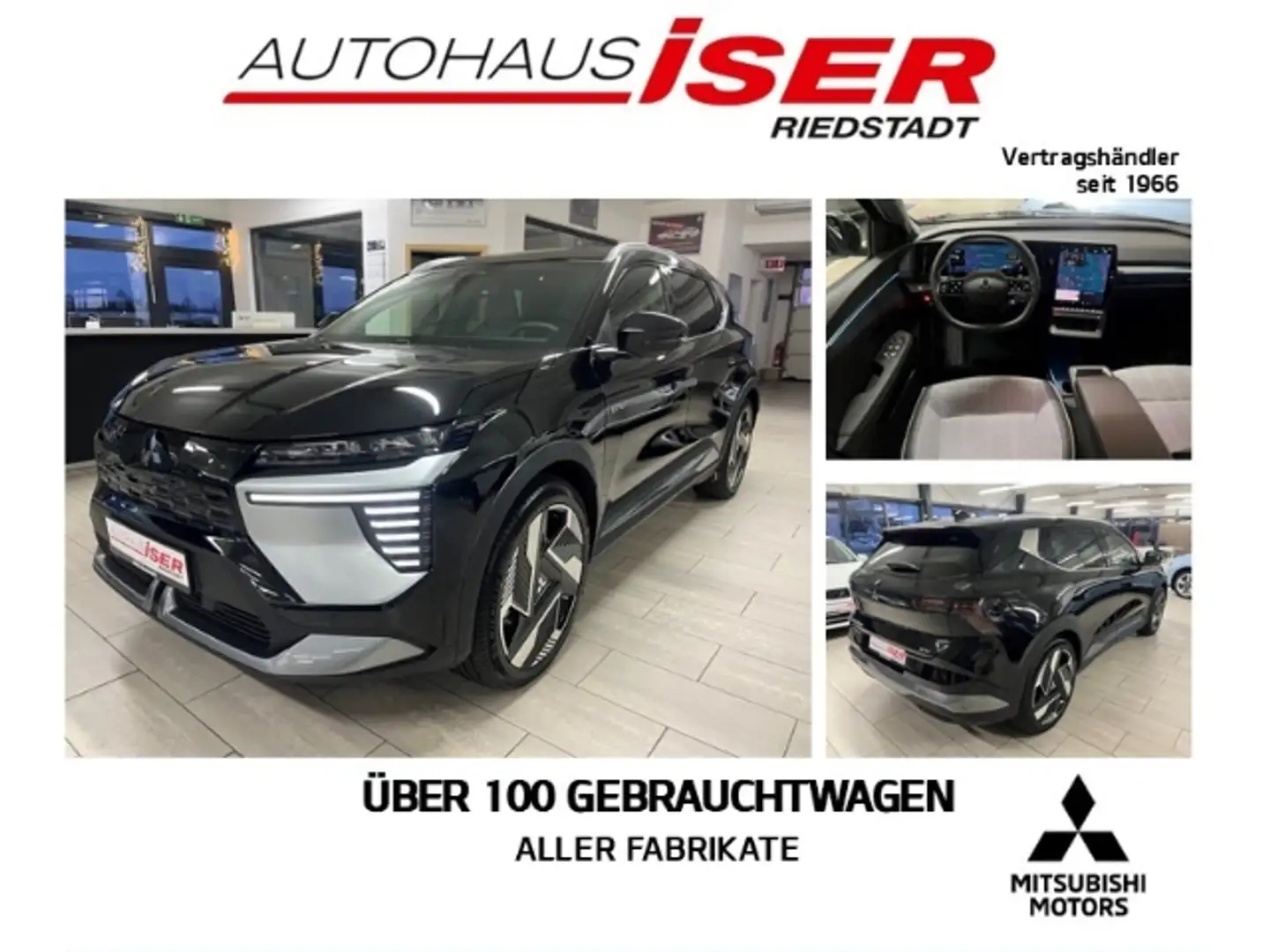 Mitsubishi Eclipse Cross Diamant Top 87kwh Ambiente Virtuell. Cock. NAV Tem Negru - 1