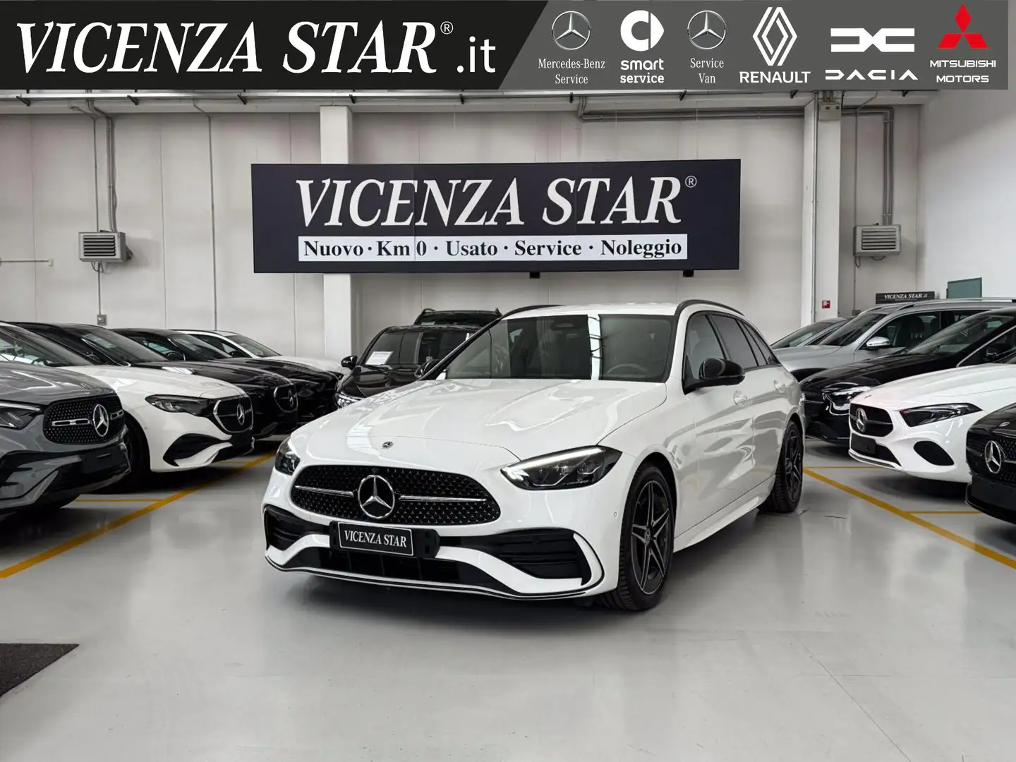 Mercedes-Benz C 220 d MHV S.W. AMG PREMIUM Blanco - 1