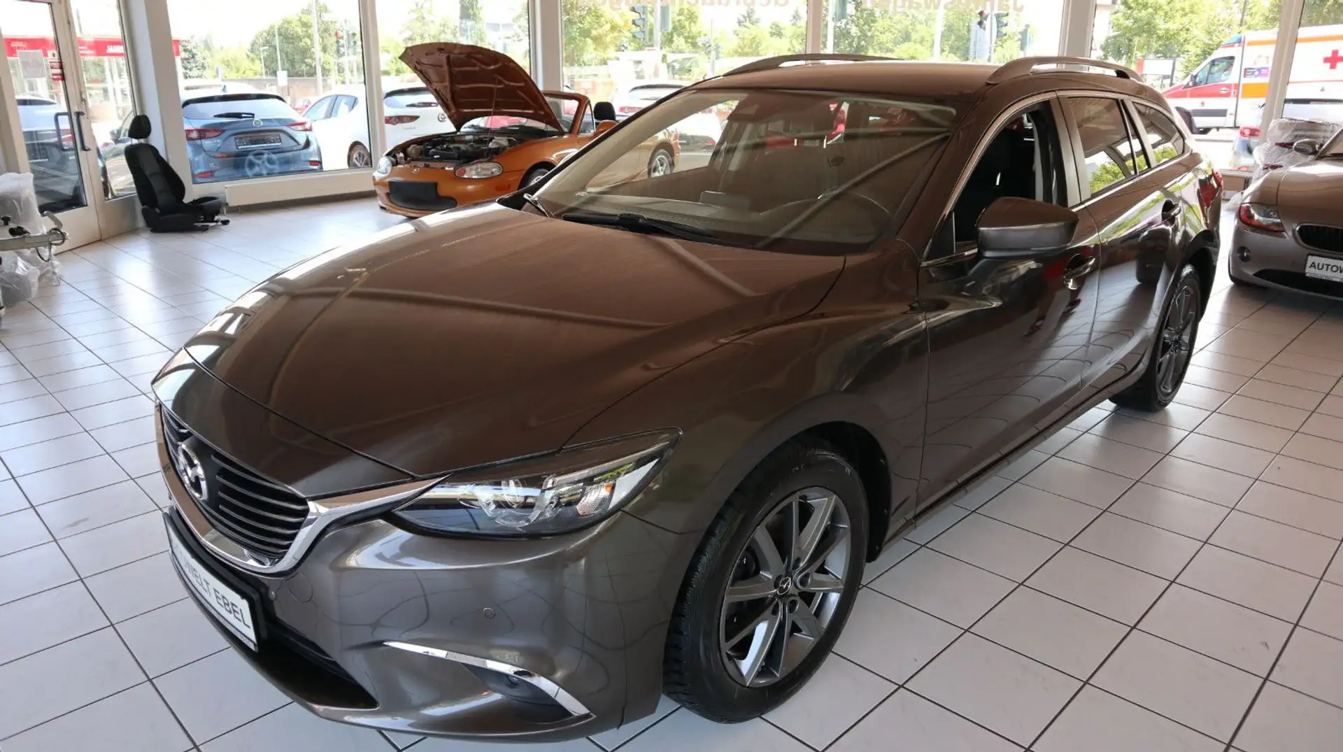 Mazda 6 Kombi*165PS*NAVI*LED*SHZ*PDC V+H*INSP. NEU* Gris - 1