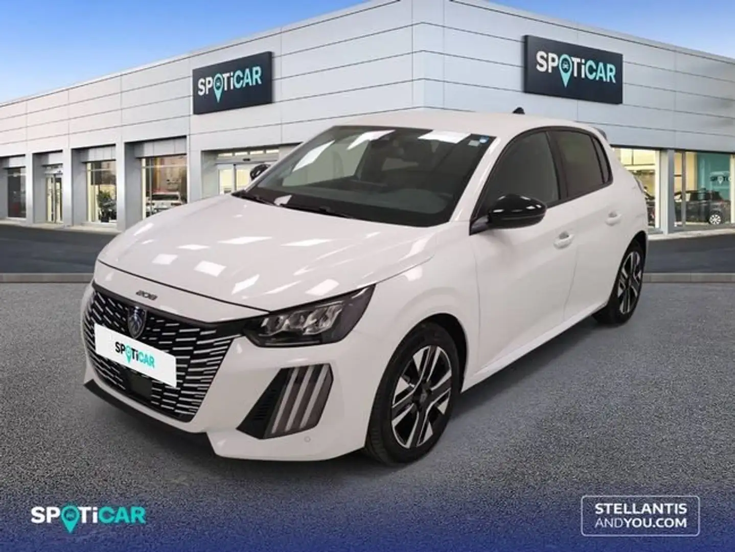 Peugeot 208 HYBRID 110 eDCS6 Allure Blanco - 1