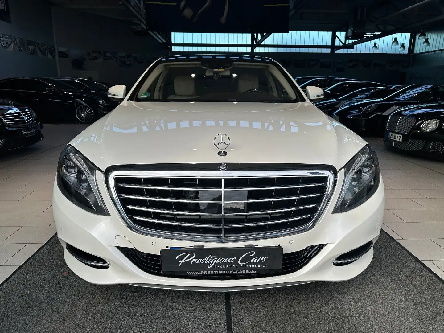 Mercedes-Benz S 350 d Lang BT Fond Ent. Leder Beige Pano AHK 20 Blanc - 1