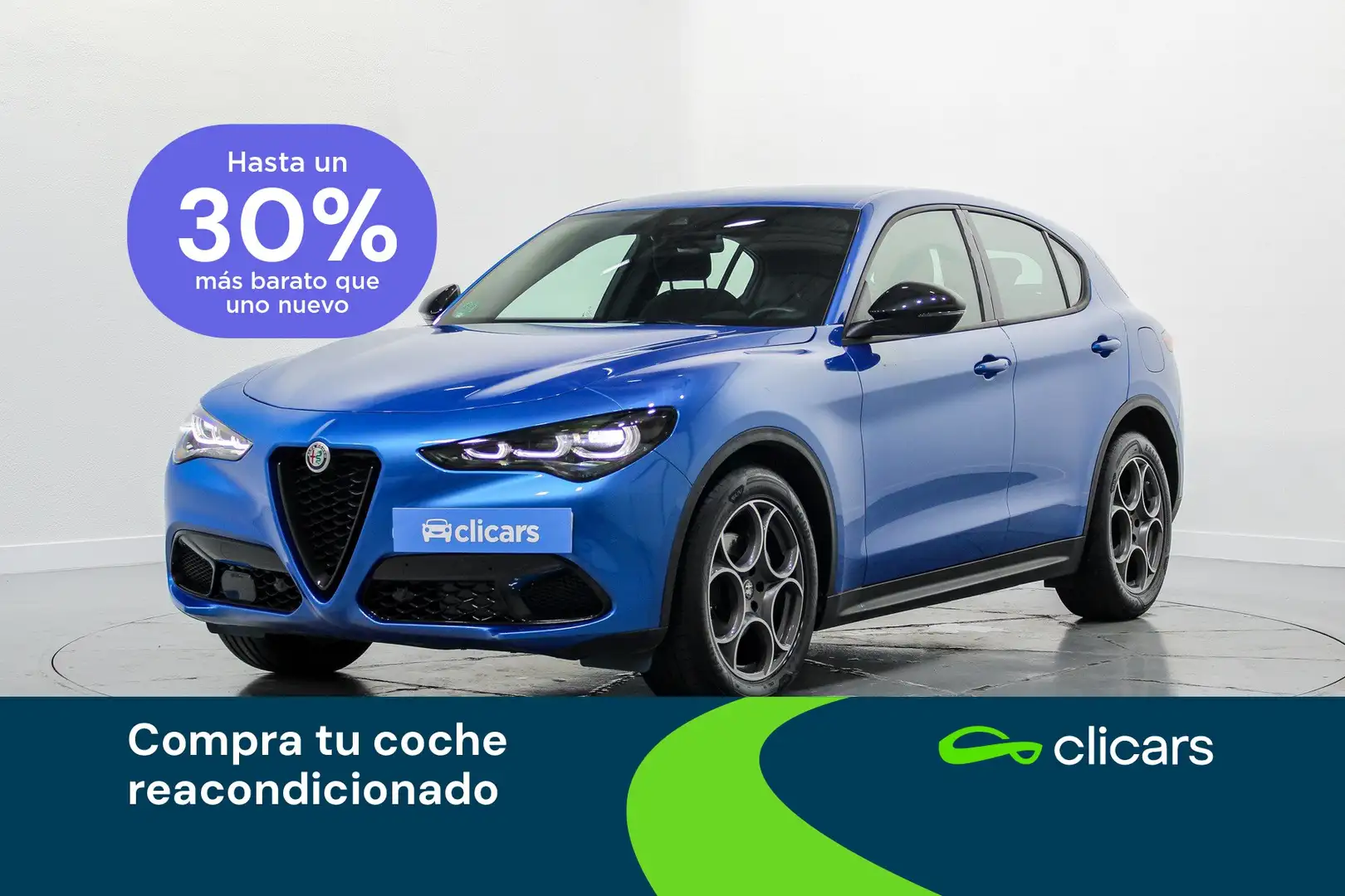 Alfa Romeo Stelvio 2.2 Sprint RWD Aut. 160 Azul - 1
