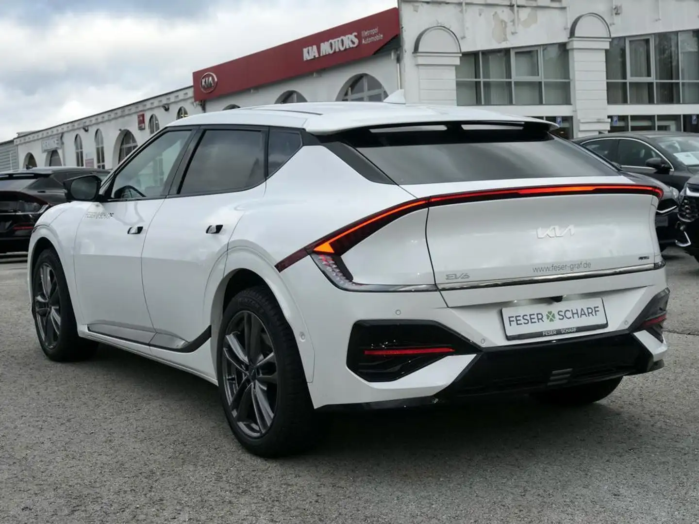 Kia EV6 PE GTL 84 AWD WP GLASDACH ASS+ SOUND UVM. Weiß - 2