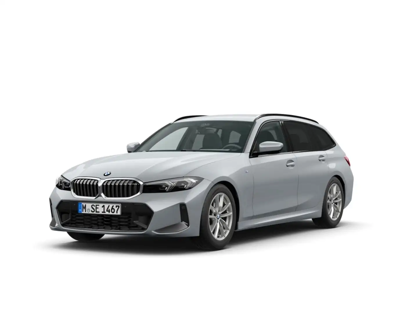 BMW 320 d TOURING M SPORT AUTOMATIC LC PROF NAVI AHK Grau - 1