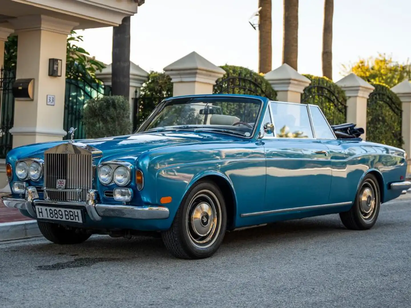 Rolls-Royce Corniche Convertible Niebieski - 1