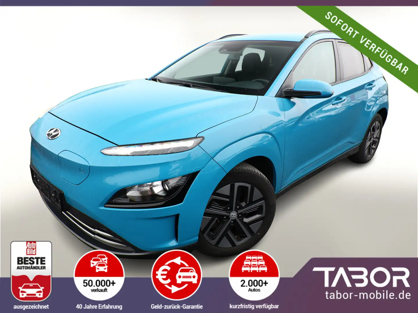 Hyundai KONA Elektro Edition 30+ Nav ACC PDC KRELL LM17Z Blau - 1