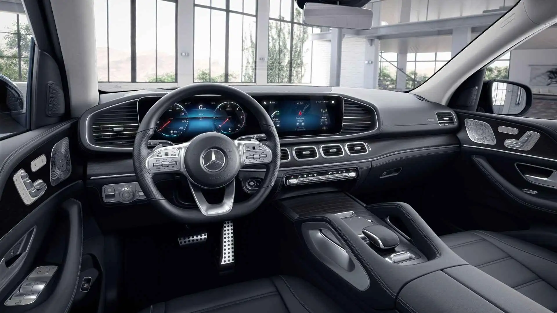 Mercedes-Benz GLS 400 D 4MATIC AMG Line Night Pack | Panoramisch Dak | T Gris - 2