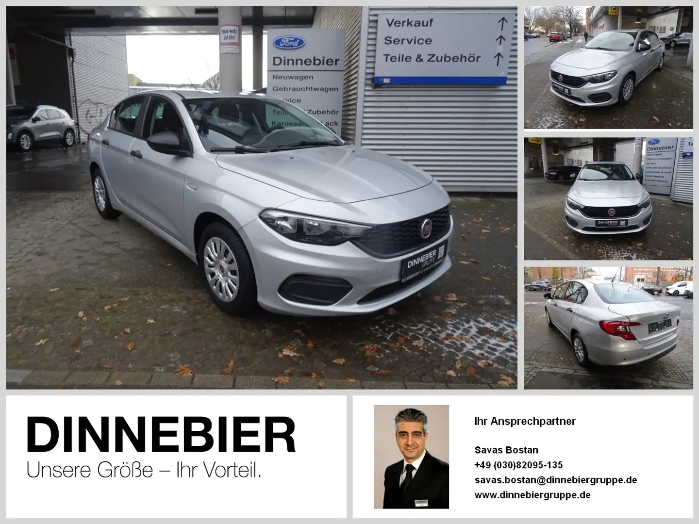 Fiat Tipo Pop Gris - 1